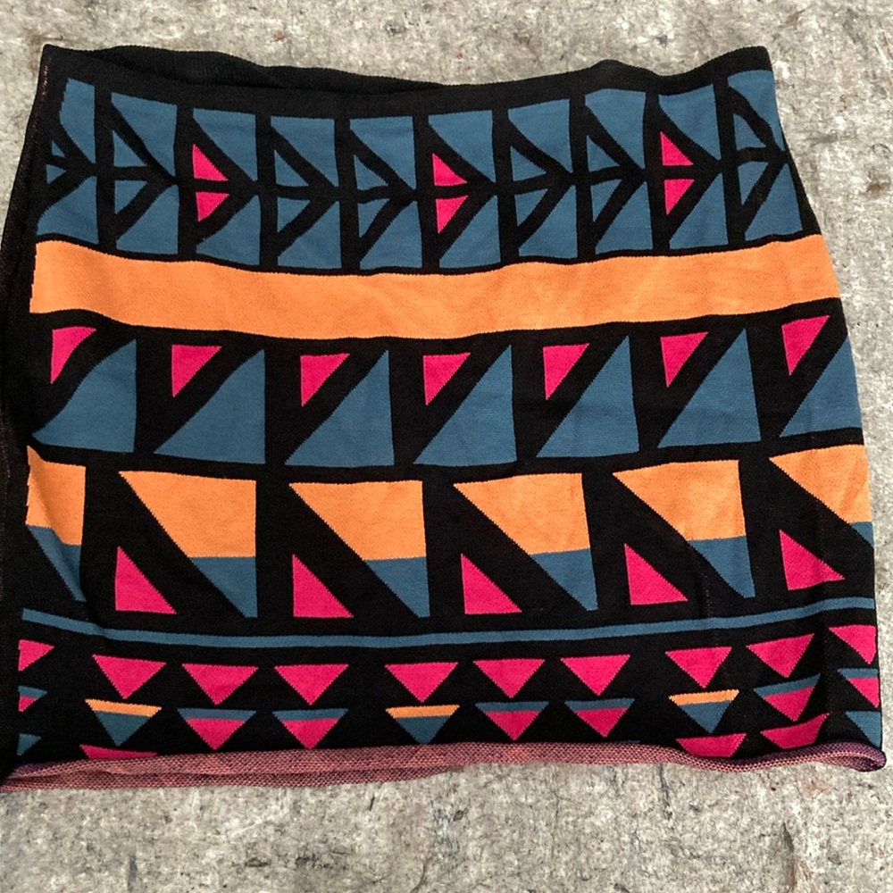 Rachel Roy colorfull kneed mini skirt
